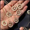 Colares de pingentes de colares pendentes de pingentes de jóias letra de zodíaca colar de constelações para homens Virgo Libra escorpio sagitta otrki