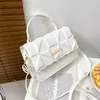 Bolsas de designer de luxo de bolsa de ombro mulheres crossbody 5a superfície retro minimalista linggue lady small saco quadrado luxuoso