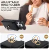 Multi Function Ring Stand Stojak Skórzany portfel dla iPhone'a 14 14Plus 14 Pro Max 11 12 13 Promax 7 8 Plus Samsung S21 S22 A51 A52 A71 A72 A12 A22 A32 A42 5G Glotki z tyłu