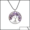 Подвесные ожерелья подвесные ожерелья подвески ювелирные украшения Высококачественное 7 чакра