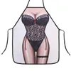 Aprons Funny Sexy Women Man Digital Printed Cooking Apron Kitchen Dinner BBQ Barbecue Uniform