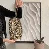 Leopard Print Hand Carry Cosmetic Facs Women Out Out Makeup Storage Cage Bag Bag Bag Bag Bag Bag Bag Bag Bag