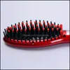 Prostownicy włosów szczotka do włosów szybka prostownica elektryczna żelazo elektryczne proste narzędzie Drop dostarczenie produkty
