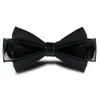 Bow Ties 2022 Fashion Diamond Men Tie vlinder Nesties Cravat Bowtie Corbatas Gravatas Black