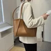 이브닝 백 우아한 빈티지 숄더백 대용량 단순한 스타일의 단색 여성 여성 야생 핸드백 작은 저장