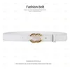 Cintura di marca di moda Uomo Donna Luxurys Designer Pelle di alta qualità Lettera Cintura con fibbia Lady Jeans Cinture eleganti Colori multipli Larghezza 3,0 cm