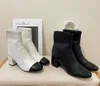 Designer Women Martin Boots Winter Snow Platform Boot Leather Sheepskin Combat Booties