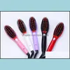 Hair Straighteners Hair Brush Fast Straightener Comb Electric Irons Straight Tool Drop Delivery Products Care Styling Dhsew