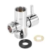 Bathroom Shower Sets 6X SOLID Diverter 3-Way Valve All 1/2 Inch IPS System Spare Part Copper Chrome Plating