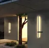 LED Utomhusv￤gglampor Belysning L￥ng balkong 110V 220V V￤ggljus Modern Vattent￤t IP54 VILLA PORCH GARDEN Patio Exterio Lamp