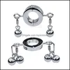 Other Health Beauty Items Metal Penis Ring Male Testicle Ball Stretcher Scrotum Cock Locking Heavy Duty Pendant Weight Bdsm For Me2547635