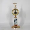 Table Clocks Home Decoration Christmas El Ceramic Luxury Clock European Desk Stand Old Desktop Living Room