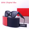 2022 Gafas de sol de diseñador Gafas de sol para hombre para mujer Relax Beach Driver Moda UV400 Lentes de protección 4 estilos Gafas con caja original