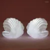 Tischlampen Keramik Muschel Perle Nachtlicht Streamer Meerjungfrau Fee Lampe für Nachttisch Home Dekoration Weihnachtsgeschenk Aufbewahrungsbeleuchtung