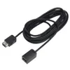 Svart 1,8 m spelförlängningskabel Extender Cord för Nintendo SNES Classic Mini Controller för NES Wii Console