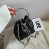 sense small bag new fashion super women's lattice chain portable strap bucket versatile shoulder Handbags