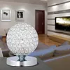 Lampade da tavolo Lampada di cristallo moderna di lusso Camera da letto Comodino Creativo Elegante sferico Soggiorno caldo