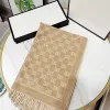 Designer Silk Scarf Mens Luxury Womens Four Seasons Shawl Fashion Letter Taille 180x70cm 5 Couleur Haute Qualité Option Exquis Box Packaging136t