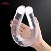 Sex toy toys masager Massager Erotic Jelly Anal Butt Plug Realistic Vaginal Artificial Penis G-spot Massage Double Dildo Toys for Woman No U0UZ