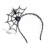 Black Halloween Cobweb Headband per le donne Chieno in stile gotico per le ragazze Accessori per capelli del festival femminile