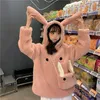 Kvinnors hoodies Mingliusili Kawaii Korean Fashion Hoodie For Women Loose and Cute Clothes 2022 Autumn Casual All-Match