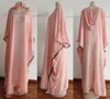 Abbigliamento etnico Chiffon Stiratura pesante Abiti lunghi Burqa Elegante Taglie forti Donne africane Pendolari da sera