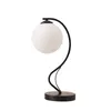 Lampes de table moderne simple américain Europe du Nord El lampe de chambre plusieurs types de couvercle en verre de fer avec interrupteur étude de chevet