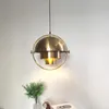 Kolye lambaları Modern Yaratıcı Dönen Şekiş İskandinav El Restoran Işıkları Altın Oturma Odası Yatak Odası Başucu Avize Metal Light