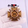 Broches La cruz de honor de la guerra mundial 1914-1918 Pin Hindenburg alemán con insignia de medalla militar de espadas