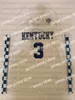 College Basketball porte des maillots de basket-ball personnalisés du Kentucky College 3 Maxey 4 Nick Richards 12 Towns 5 Quickley 0 Ashton Hagans 11 Wall 1 Nate Sestina