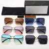 Randloze rechthoekige zonnebril voor vrouwen Fashion Sunglass Frameloze vierkante bril voor mannen Artwork GAPS LOOPBORLEN Ultralicht Eyewear unisex broeikasglas buitenlucht