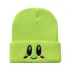 Beretten oog borduurwerk krimpen meisje herfst winter beanie hoed houd warme unisex aldult cartoon breien schedel dop ski