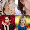 Boucles d'oreilles pendantes 36 pièces blancs de Sublimation avec crochets de boucle d'oreille et anneaux de saut pour les femmes bijoux bricolage faisant l'ornement