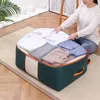 Storage Bags Large Capacity Quilt Bag Organizer Moving Cover Wardrobe Thickened Waterproof Dust Proof Clothes Bedding Accessories