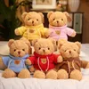 Simpatico orsetto di peluche con farfallino, maglione, orsetto, regalo di compleanno per bambini