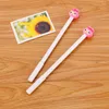 5pcs 0.5mm Black Ink Cute Cartoon Pink Girls Signature Gel Pen Stationery Office School Writing Supply Kids Neutral Pens