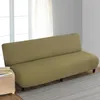 Tampas de cadeira de malha no estilo de cama universal capa de cama simples sem apoio de braço alongamento com tudo incluído