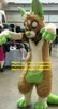Brown Green Long Fury Furry Mascot Costume Husky Dog Fox Wolf Fursuit Adult Character Manners Ceremony Fancy High-End ZZ9502