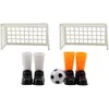 Fingerfotbollsleksaker Fotbollar Matchbrädspel Roliga bordsspelset med två målsleksaker