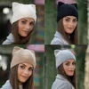 Cappelli Bella aggraffatura senza tesa cappello da donna cappello tinta unita per esterno