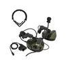 TAC Ny båghjälmskenadapter Comtac Tactical Headset med PTT U94 PTT HEADSET EVENSERING Pannband