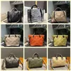 Latest Styles OnTheGo Cotton Tote bag designers Large capacity college student Boston bag Handbag PU leather higt Quality SPRING IN THE CITY FC001