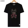 Camiseta de diseñador para hombres Psycho Bunny Camiseta Fashion Casual Luxury Disfraz Clase Shorts Ropa de la manga del tamaño de la camiseta de la mujer M-XXXL #02