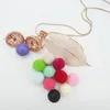 Pendant Necklaces Pretty Leaf With Nice Look Openable Locket DIY Harmony Chime Ball Pregnant Bijoux Lava Bead Felt Balls Diffuser Necklace