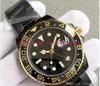 Luxury Watch Men BP 40 mm Black II Ceramic Bezel ETA 2836 Ruch Sapphire Automatyczna data Wodoodporne zegarki Luminous Men