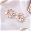 Stud Stud 2021 Trendy Ladies Pearl Earrings Banquet Dress Accessories Niche Design Pierce Drop Delivery Jewelry Dhat6