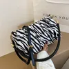 Borse da sera Moda Zebra modello leopardo spalla per donna 2022 borse di lusso firmate piccole borse da donna a mano