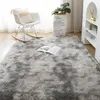 Tapis gris pour salon, tapis en peluche, sol de lit, moelleux, antidérapant, décoration de maison, couverture en velours doux pour enfants, 221104