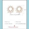 Stud Stud 2021 Trendy Ladies Pearl Earrings Banquet Dress Accessories Niche Design Pierce Drop Delivery Jewelry Dhat6