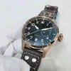 SUPERCLONE LW watch Classic Men Watch Automatic Mechanical Pilot Le Petit Prince 7 Day Power Reserve Brown Cow Leather Rose Gold Black Watches